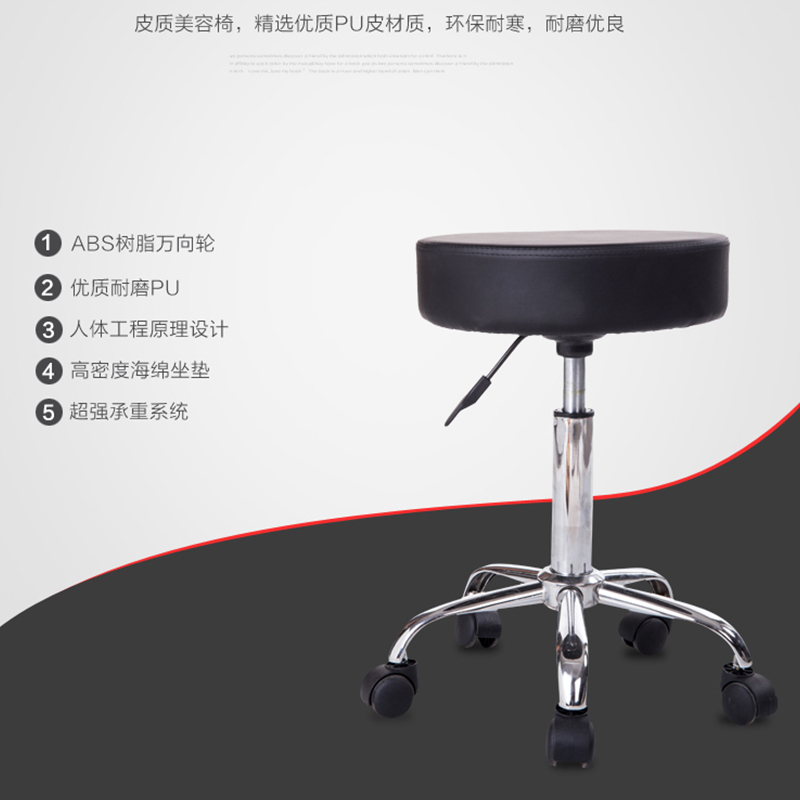 刘利博022教师椅 铝合金五星脚 牛皮座定型不塌陷海绵教师椅