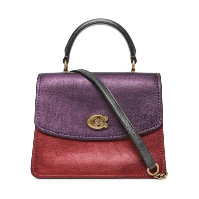 COACH 蔻驰 奢侈品 女士专柜款PARKER系列皮革手提包单肩斜挎包 87996
