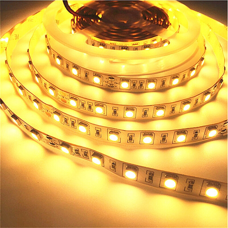 12V24V灯带3000K灯条暖光12V3000K灯带LED暖黄光超高亮智能家居24V套管防雨暖光波迷娜BOMINA高清大图