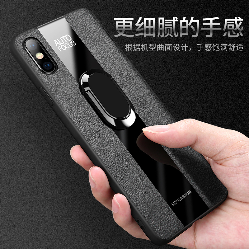 安美宝 苹果x手机壳iphonex皮套iphonexr男款iphone xs max车载ipone潮牌女xmax皮质防摔高清大图