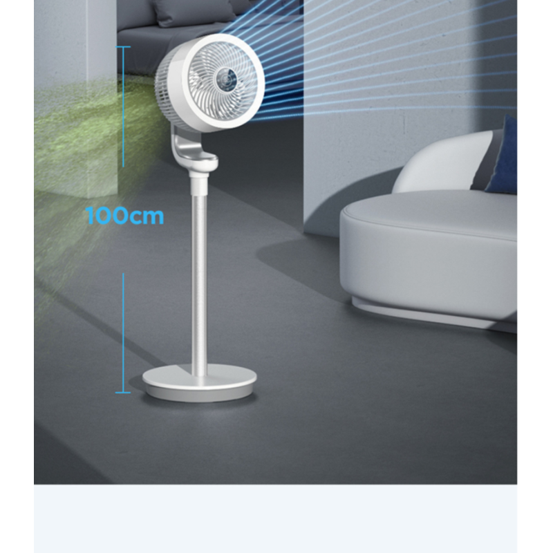 艾美特(Airmate)空气循环扇四季适用 直流变频节能落地扇 家用遥控电风扇天鹅PLUS FA23-RD76空气循环扇高清大图