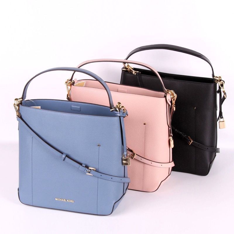 [直营]迈克·科尔斯(MICHAEL KORS)hayes水桶包单肩包斜跨包包手提包女包 软欧美时尚 牛皮 mk