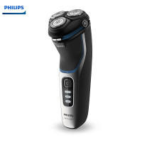 飞利浦(PHILIPS)电动剃须刀男士全身水洗干湿双剃胡须刀快充刮胡刀三刀头剃须刀 S3206/09