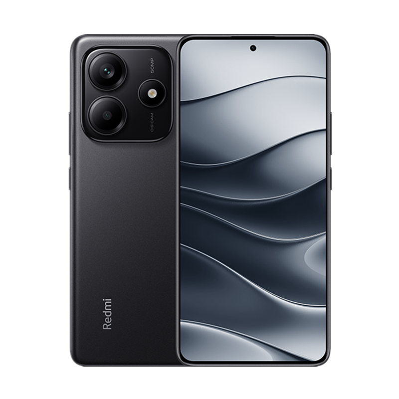 小米Redmi Note14 子夜黑 8GB+256GB 天玑7025-Ultra 5芯 45W快速充电 5110mAh电池 IP68防尘防水手机高清大图