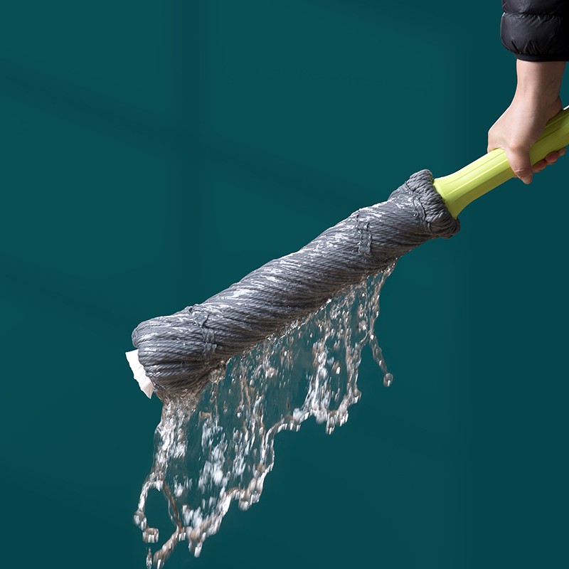 茶花(CHAHUA) 4713 旋转免手洗巧手拖把 1.00 把/个 (计价单位:个) 绿色高清大图