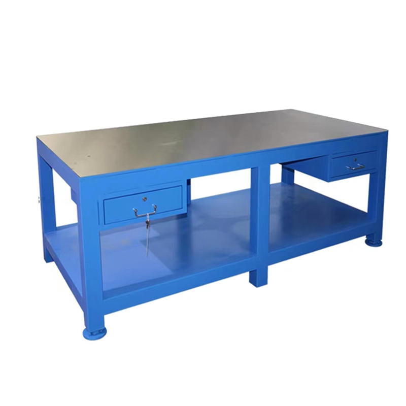 汐 重型钳工操作台 工具桌2米张高清大图