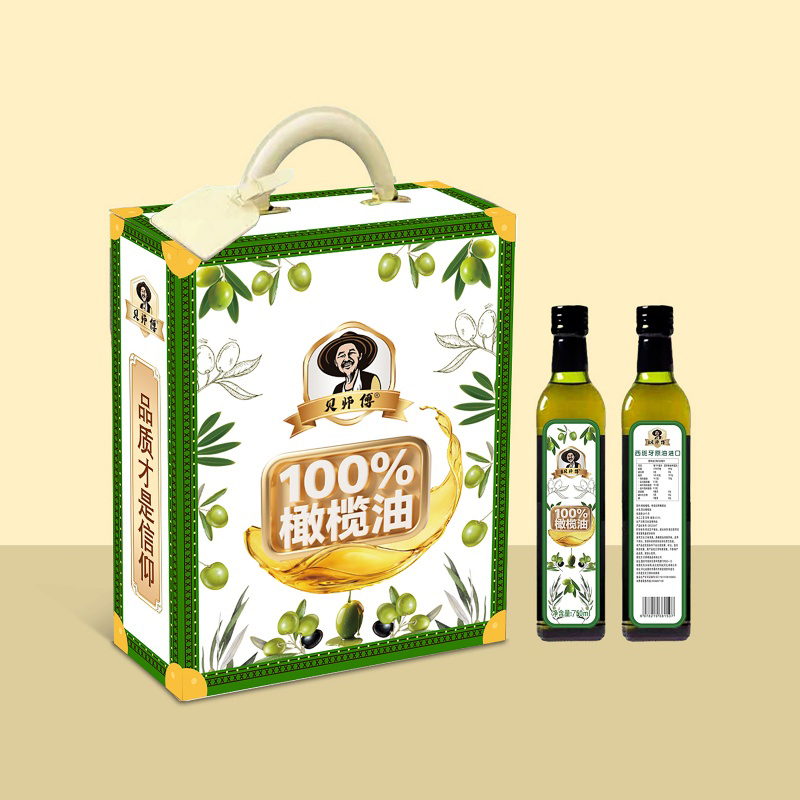 旎旎贝师傅 橄榄油礼盒750ml/瓶*2瓶HC