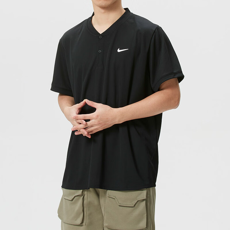 NIKE耐克男装新款健身训练休闲宽松短袖运动T恤FN3895-010 ZP高清大图