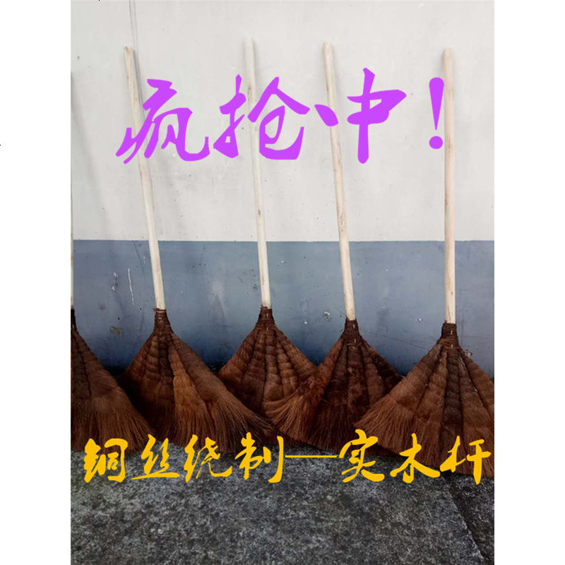 棕扫把软毛扫走笤帚棕毛扫把扫帚鬃毛扫地条扫帚加厚棕帚扫帚免