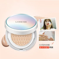 兰芝(LANEIGE) 聚光小白光气垫BB霜 21号 SPF50+ 自然色 (送替换芯)15g*2 焕白防晒遮瑕持久控油