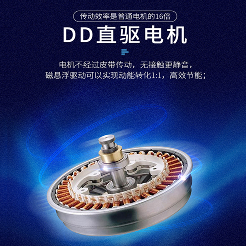 澳柯玛10公斤滚筒洗衣机DD变频洗干一体机 XQG100-HB1469YDS