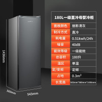 新飞180升立式冰柜单温冷冻柜家用租房母婴冷柜抽屉分区一级能效省电节能立式冷柜冷冻柜BD-180LKAT 180L