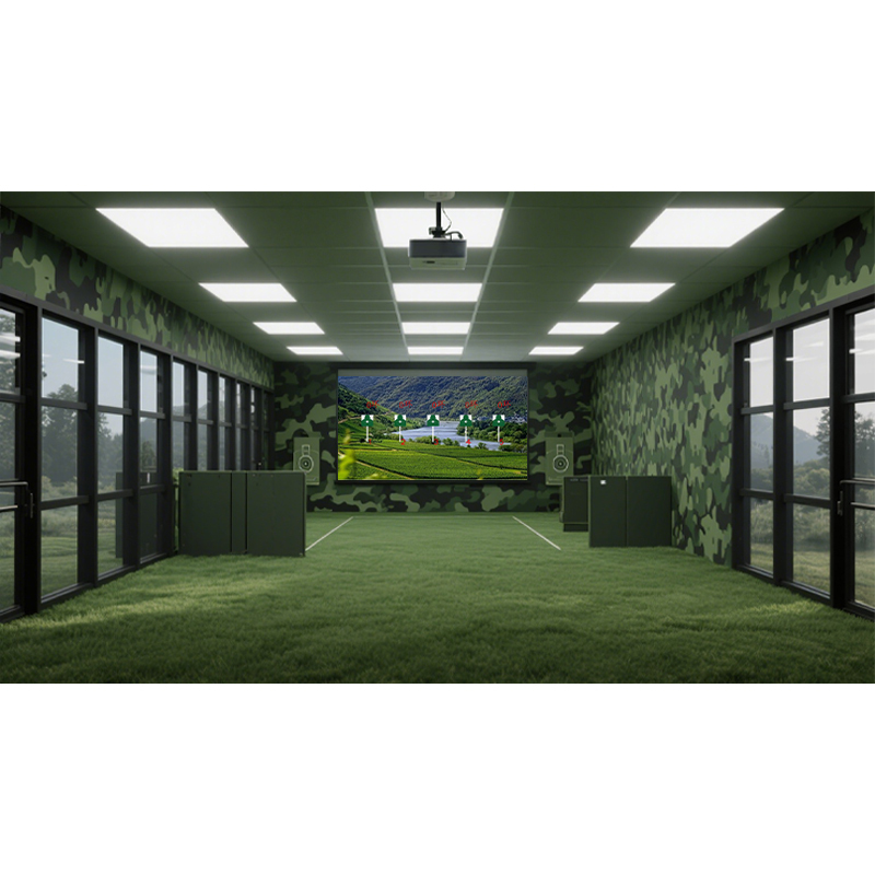 LJYZN-C1569电子激光模拟影像训练系统轻武器室内射击模拟训练系统模拟打靶练习系统实景对抗射击系统分析系统高清大图