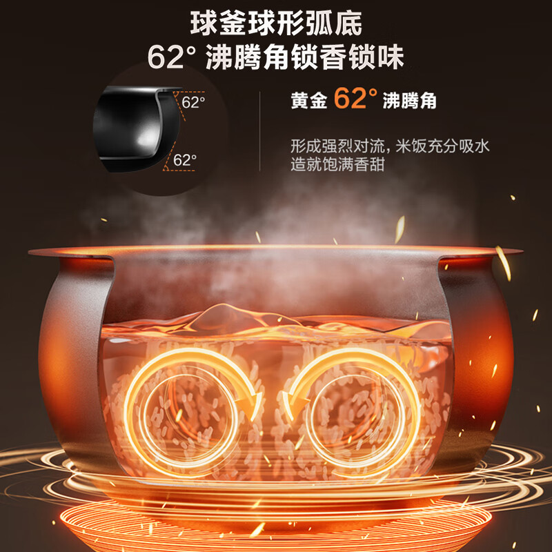苏泊尔(SUPOR)电饭煲家用3-4个人电饭锅IH电磁加热升级活芯浸泡杂粮饭粥汤锅 SF30HC0952高清大图