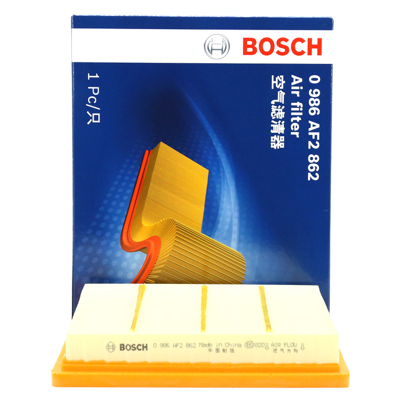 博世(BOSCH)空气滤清器0986AF2862(宝骏630 1.5i/1.8i/别克凯越1.5i)