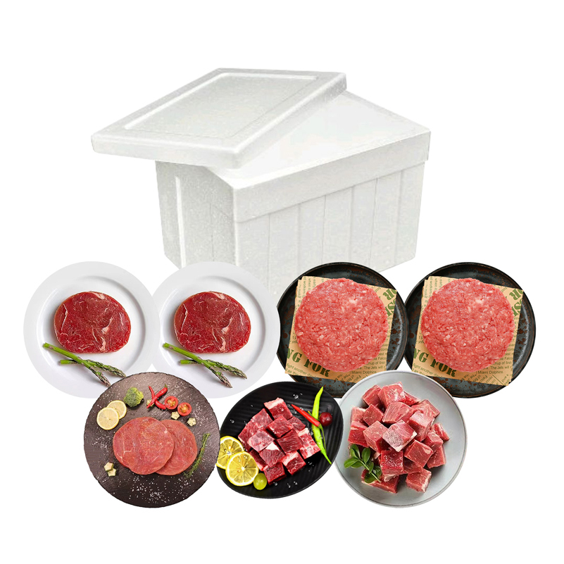 恒都 精选牛肉牛排组合1.2kg(牛腩块500g+牛肉块200g+牛排100g+菲力牛排100g*2+牛肉饼100g*2高清大图