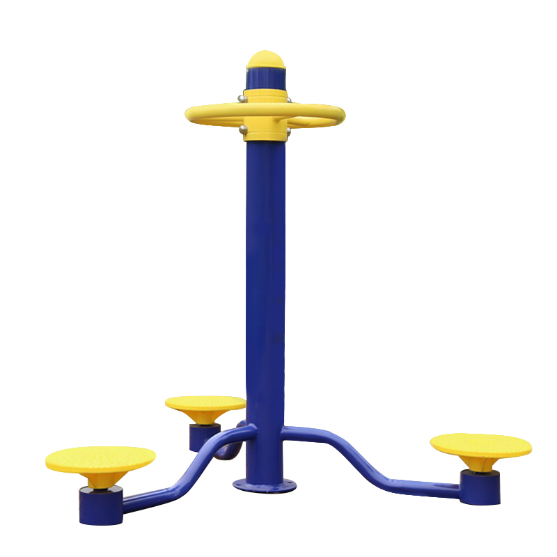 dxbg户外健身设施路径三位扭腰器老人锻炼体育器材家用可移动扭腰机