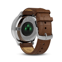 Garmin佳明vivomove HR光电心率监测智能时尚防水运动健身功能手表防水深度值50m（经典版 沉稳棕）