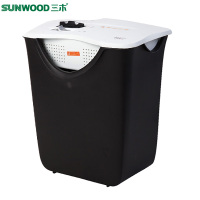 三木(SUNWOOD)9270碎纸机 黑白色 3级保密 15L大容量 粉碎机 家庭办公机器 儿童锁安全锁保护 碎纸机