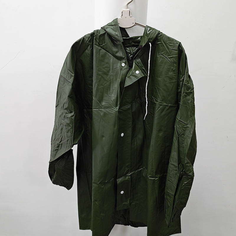 鸽护 分身雨衣 军绿150-190cm 套高清大图