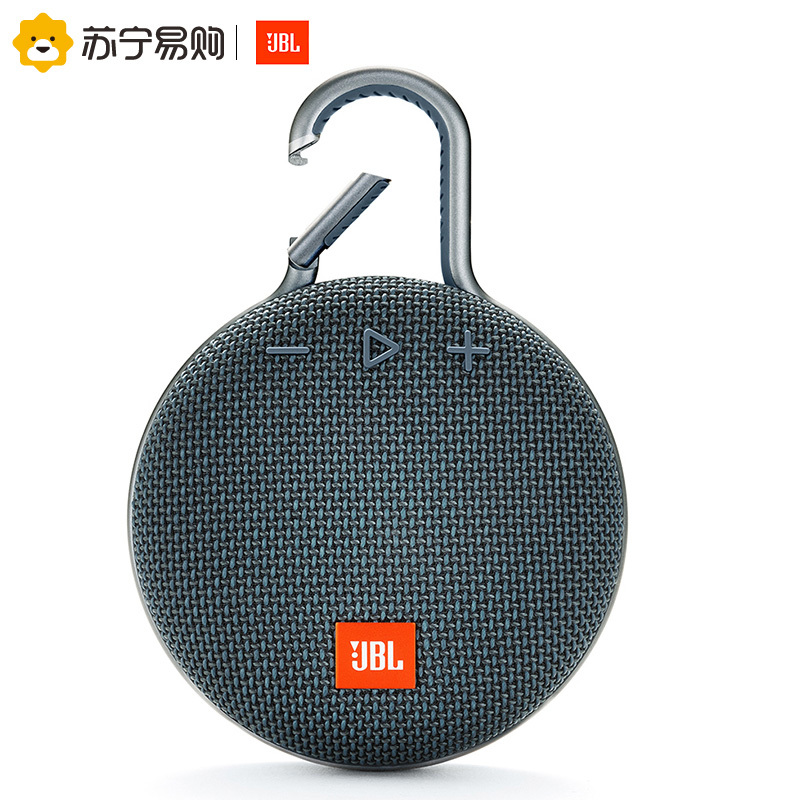 JBL CLIP3 音乐盒3代无线蓝牙音箱音响安卓苹果手机适用 户外蓝牙音箱 深海蓝