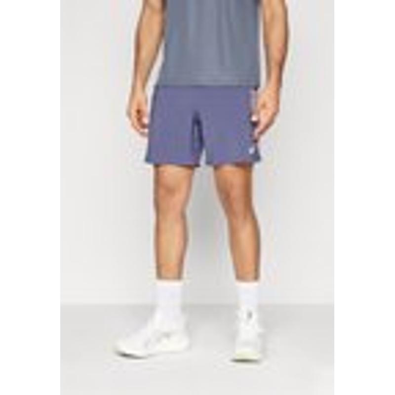 Asics男士跑步短裤透气舒适可调松紧带运动短裤高清大图