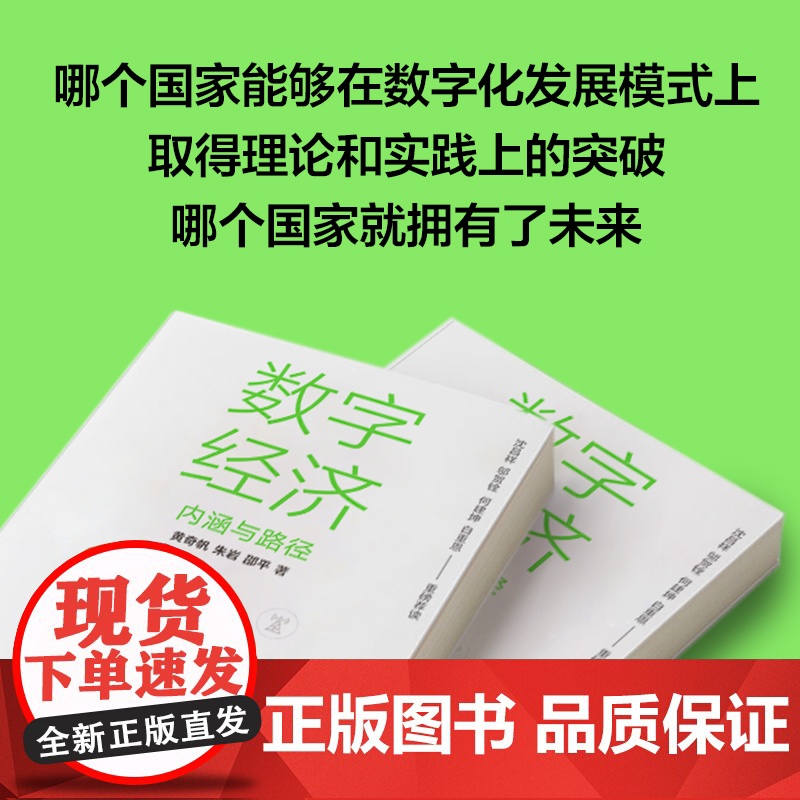 数字经济 内涵与路径 黄奇帆等著 沈昌祥 邬贺铨 何建坤 白重恩 荐读 数字生产力 数字生产关系 数字金融高清大图