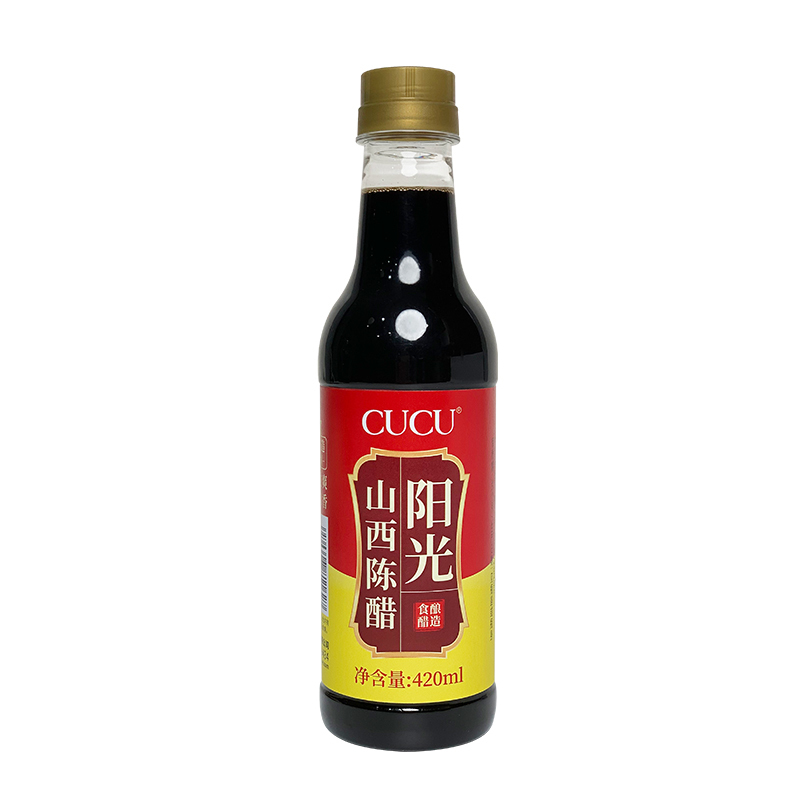 CUCU山西陈醋420ml 酿造食醋蘸饺子醋凉拌醋
