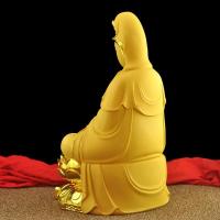 美帮汇观音摆件观世音菩萨佛像供奉居家客厅装饰佛光普照