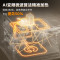 美的(Midea)55L无边嵌入式微蒸烤一体机灵眸AI熟度识别 温湿智控蒸烤箱一体机 微蒸烤炸炖5合1体 GR6Pro
