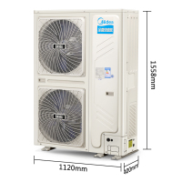 美的中央空调（Midea）8匹 一拖多 全直流变频多联机 风管式小多联机厨房空调MDS-H224WS(E1)一拖六