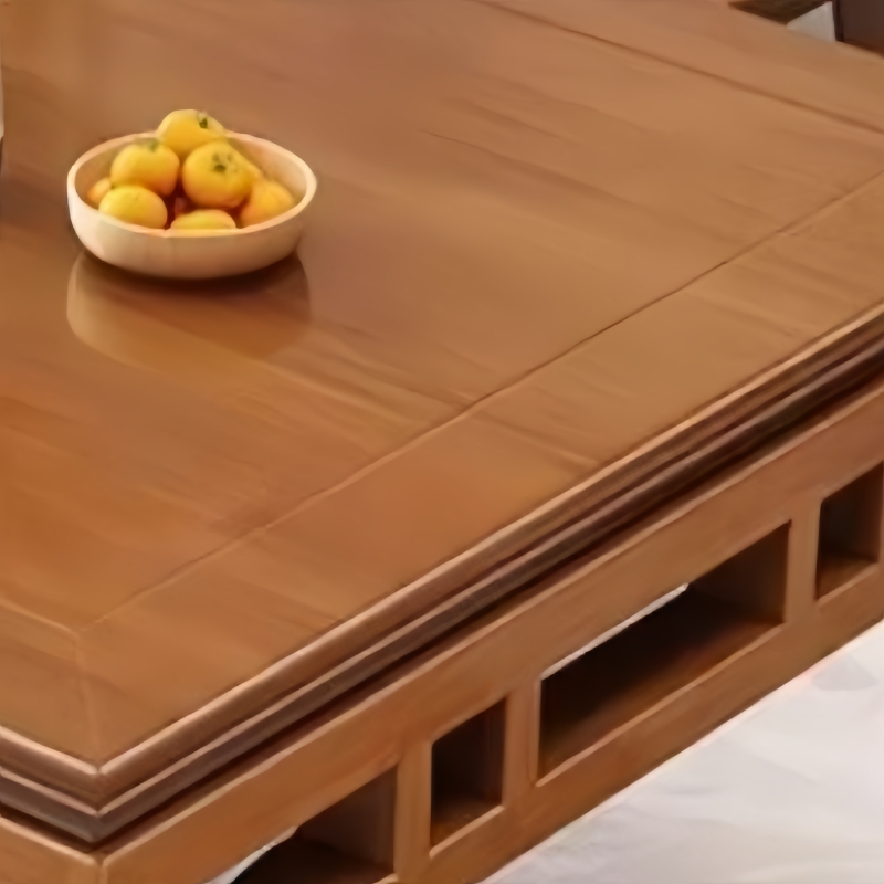 伟樽实木方桌98*98*77cm+椅子*4套高清大图