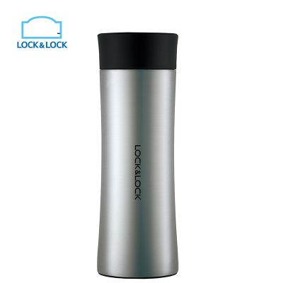 乐扣乐扣(lock&lock)掌心保温杯LHC4028S 304不锈钢(400ml)银色