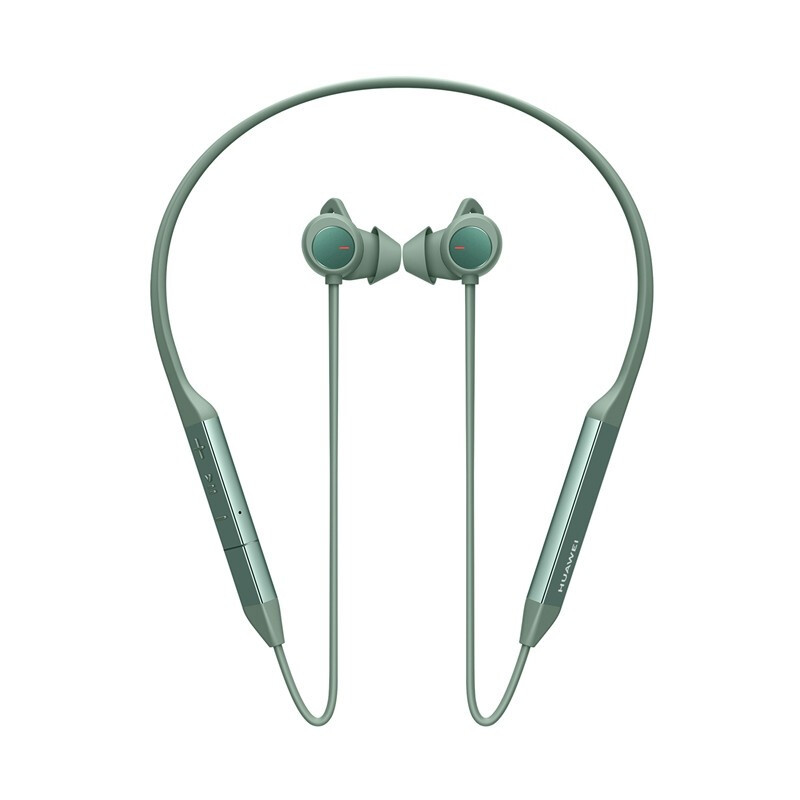 华为huawei华为freelacepro云杉绿无线蓝牙耳机智慧闪连快充无线耳机