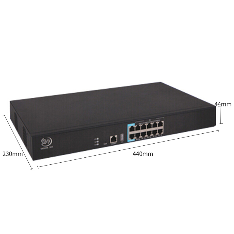 华三(H3C)MSG360-10-PWR 多业务千兆POE企业级安全网关AC无线控制器 管理10个AP有线路由器高清大图