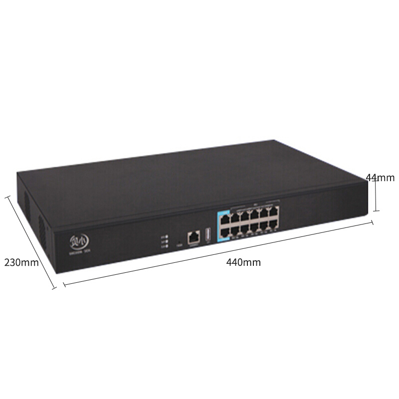 华三(H3C)MSG360-10-PWR 多业务千兆POE企业级安全网关AC无线控制器 管理10个AP有线路由器
