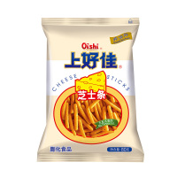 上好佳 膨化食品80g*4包组合装（鲜虾片+洋葱圈+玉米卷+芝士条） 共320g(休闲食品)