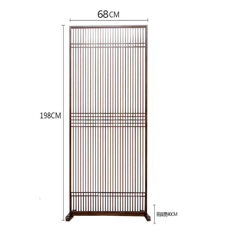 BONJEAN北欧竹屏风隔断墙客厅中式实木玄关座屏家用日式移动折叠屏风装饰高清大图