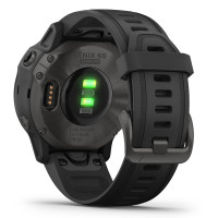 佳明GARMIN 飞耐时Fenix6S Pro心率血氧GPS音乐支付登山跑步骑行游泳户外智能手表 中文蓝宝石DLC黑色