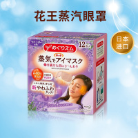 花王Kao 蒸汽眼罩 12片装 薰衣草香型 日本进口 贴片式 眼罩 舒缓眼睛 通用 日本进口