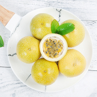 原泽味 黄金百香果大果 8个 单果70-100g 新鲜黄皮西潘莲水果