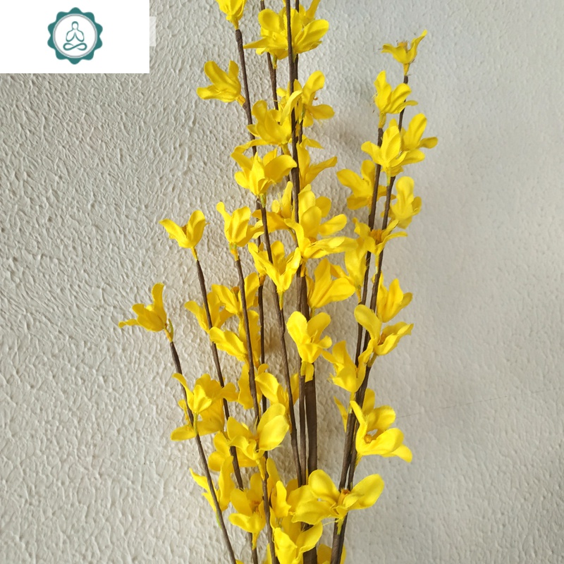仿真花迎春花北欧风客厅摆件插花花瓶装饰品假花装饰花摆设跳舞兰封后豪华版长枝3支仿真植物图片 高清实拍大图 苏宁易购