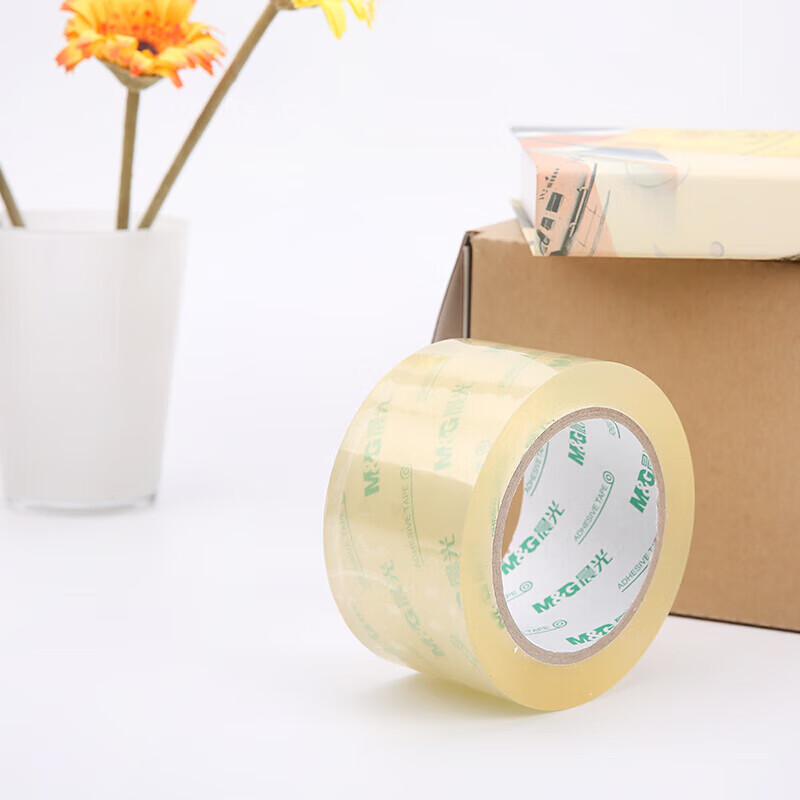 晨光 M&G 超透封箱胶带 AJD97389 单卷售 透明胶带 60mm×100y BOPP (计价单位:卷)高清大图