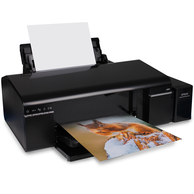 爱普生epsonlh爱普生l805打印机墨仓式6色彩色喷墨打印机家用照片打印