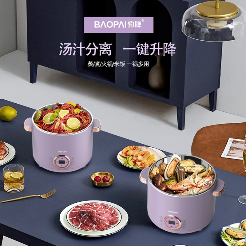 豹牌 养生智能升降锅 BP-WD131高清大图