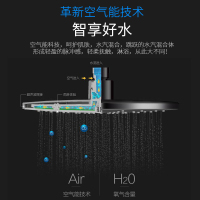 JOMOO九牧淋浴花洒套装 挂墙式铜质淋浴器 空气能多出水花洒 36277