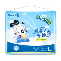 巴布豆超柔亲肤款婴儿纸尿裤L号26片
