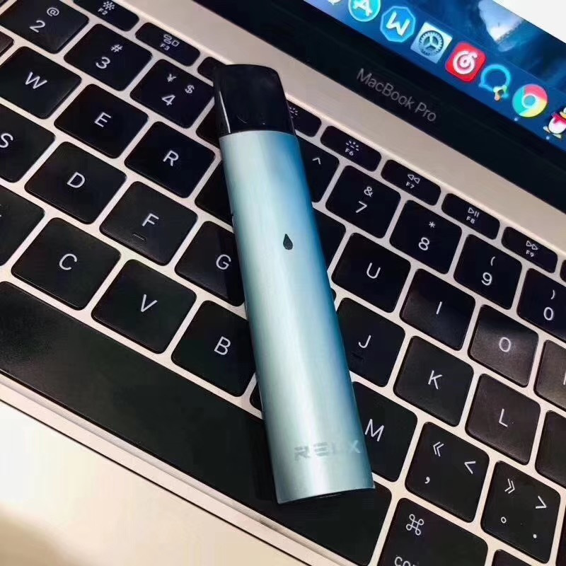 RELX 悦刻电子烟套装正品新款小烟充电蒸汽烟大烟雾悦客电子烟水果薄荷味烟嘴便携式换弹电子烟 知更鸟蛋蓝