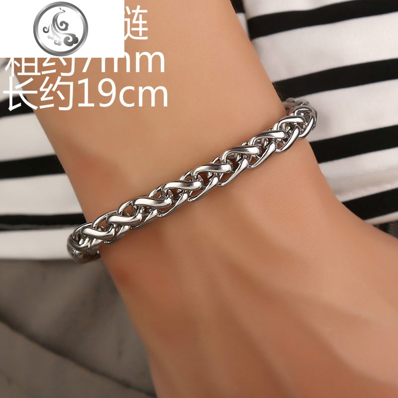 姬咪 Jimi 时尚手镯 手链 脚链 霸气钛钢男士手链韩版蛇骨手环潮男饰品配饰男手饰龙骨手链配饰jimi 价格图片品牌 报价 苏宁易购梦舟商贸专营店