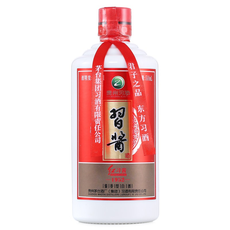 茅台集团贵州习酒 红习酱1952 53度500ml单瓶酱香型白酒 習酒(XI LIQUOR)(新老包装随机发货)